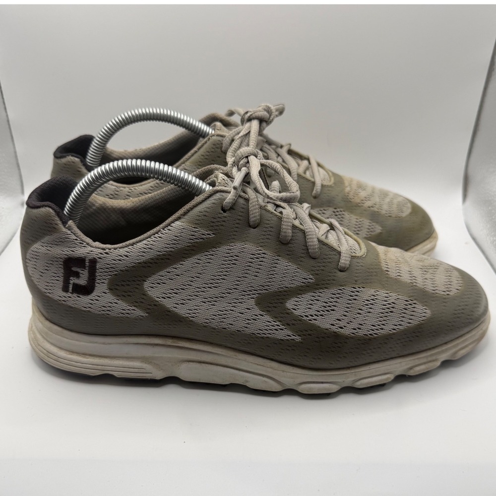 FJ FootJoy SuperLites XP Mens Grey Golf Shoes 58025 Size 8.5 M